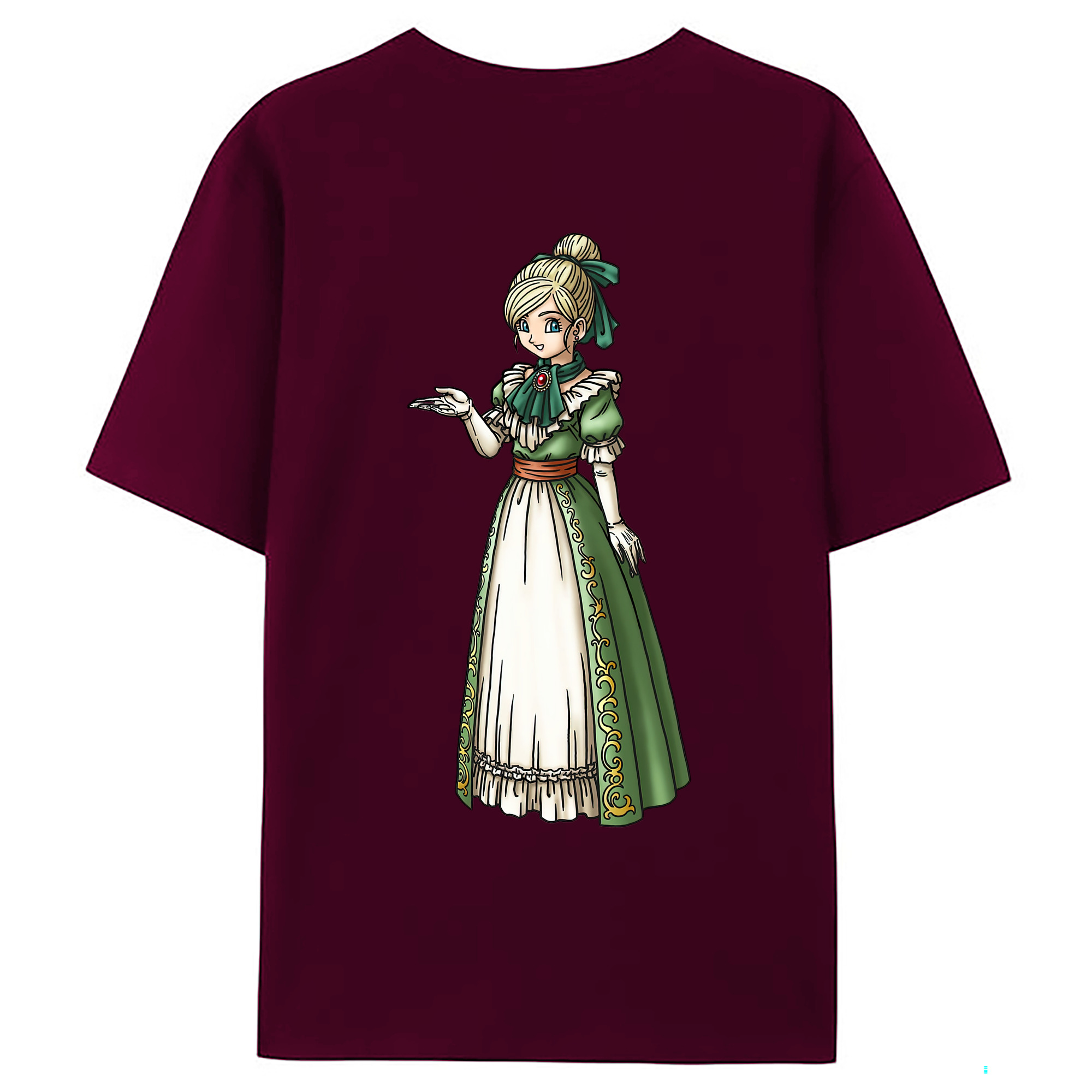 （画像用） ドラゴンクエスト Doragon Kuesuto Dragon Quest レディース半袖Tシャツ(バックプリント)